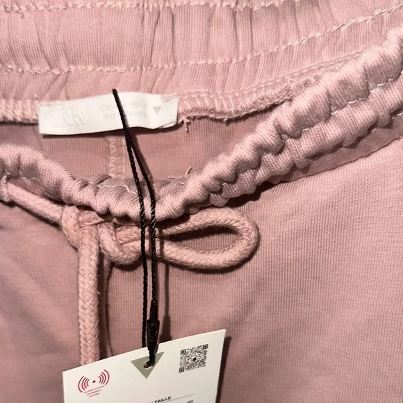 Zara Casual Pink Drawstring Pants - Picture 4 of 5